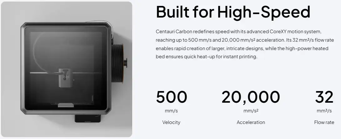 پرینتر سه بعدی Elegoo Centauri Carbon